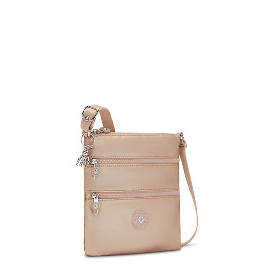 Sac Mini Kipling Keiko Metallic Crossbody Doré | FR 1880HA